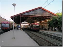 English: San Sebastián station, built and operated by the Buenos